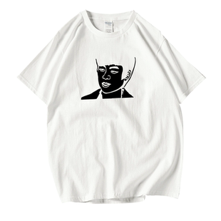 洪世贤你好骚啊表情包T恤男学生夏季打底衫短袖男女情侣半袖定制