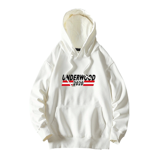 美剧电影Underwood 纸牌屋 House of cards周边连帽卫衣男女情侣