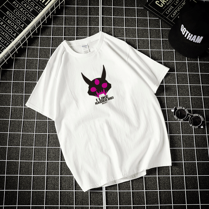 青少年学院短袖情侣雷电芽衣定制