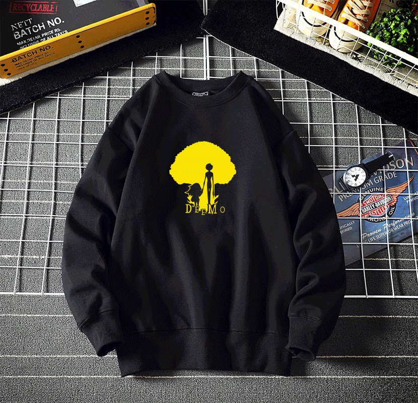 古树旋律deemo周边卫衣圆领打底衫衣服套头男女上衣宽松情侣运动