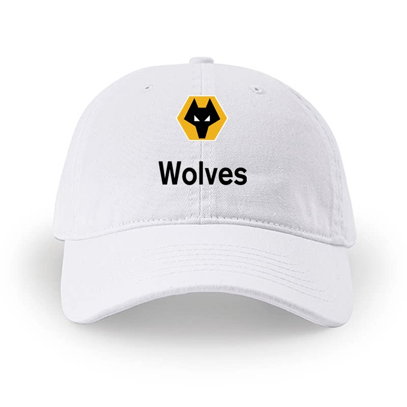 狼队足球俱乐部球迷周边英超wolves帽子棒球帽男女原创鸭舌帽定制