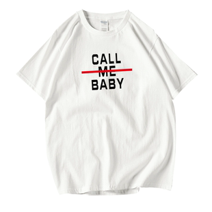 EXO新专辑CALL ME BABY打歌服世勋伯贤灿烈同款男女短袖t恤情侣