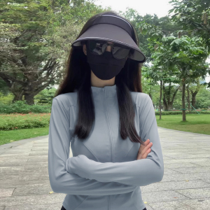 冰丝防晒衣女修身夏季2024新款防紫外线紧身运动瑜伽服外套开衫