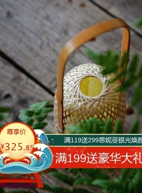 中式古风台灯禅意茶室书房日式复古充电竹编小夜灯榻榻米落地灯