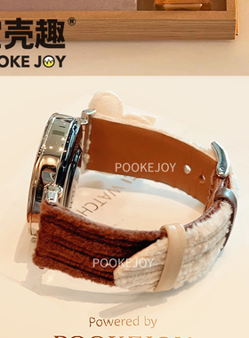 宝壳趣适用华为手表gt6/gt5pro灯芯绒秋冬表带watchgt5柔软舒适watchgt4少女可爱表带gt5pro棉花糖兔秋冬女