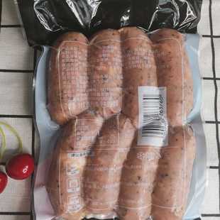 双汇地道肠无淀粉纯脆皮肉火山石热狗火腿黑胡椒台湾香肠正宗烤肠