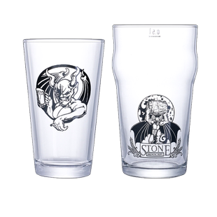 巨石STONE专用精酿啤酒杯美式皮尔森啤酒杯IPA品脱杯可定制加LOGO