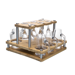 水晶玻璃5ml一钱小容量白酒杯家用分酒器白酒杯酒具收纳套装