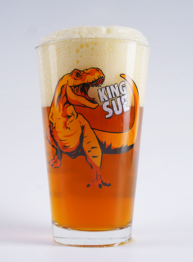 击倒巨人TopplingKingSue暴龙之王品脱杯精酿啤酒杯470ML黄龙绿龙