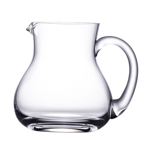 无铅水晶玻璃白酒分酒器家用大肚酒壶公杯带把手醒酒器倒酒器酒具