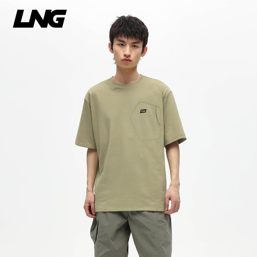 圆领短袖T恤LNG户外工装风