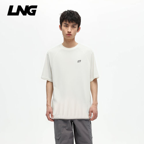 休闲基础款宽松纯色短袖T恤LNG