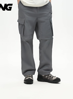 LNG25春夏新品男女同款户外工装多口袋三防防泼水休闲长裤