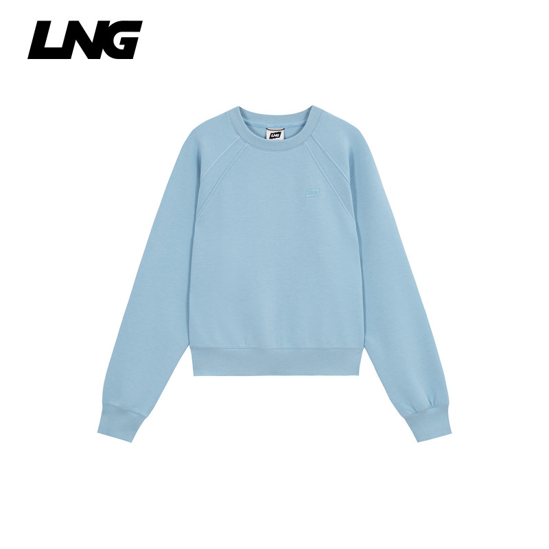 LNG25冬新品女款户外运动休闲防晒圆领卫衣