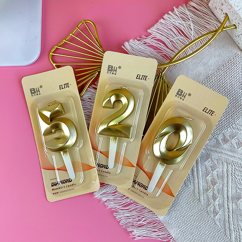 网红ins儿童生日创意数字爱心心形曲线螺纹浪漫情调蛋糕装饰蜡烛