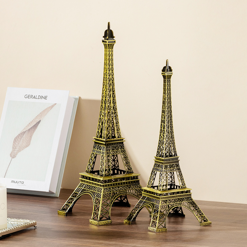 巴黎埃菲尔铁塔摆件模型创意家居用品客厅小物件酒柜艾菲尔装饰品