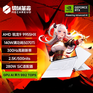 机械革命 蛟龙16Pro RTX5070Ti独显 新品 16英寸笔记本电脑电竞游戏本官方旗舰店 9955HX 上市 2025