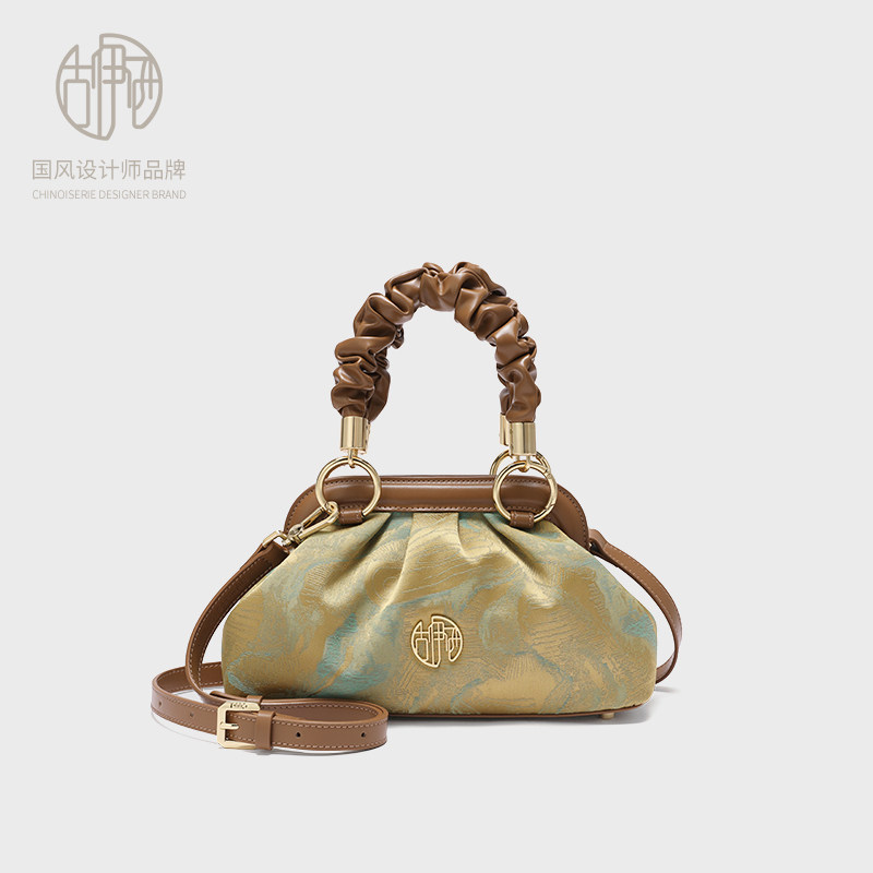 【宝藏品牌】新中式提花口夹包