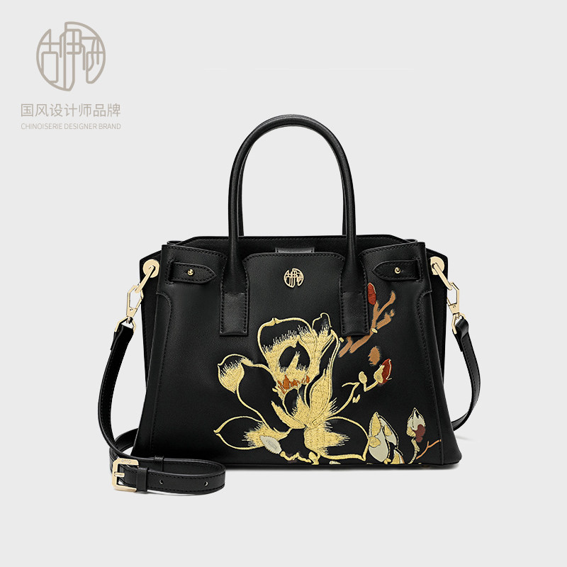 【宝藏品牌】中国风艺术设计女包轻奢手提包中年妈妈单肩斜挎包