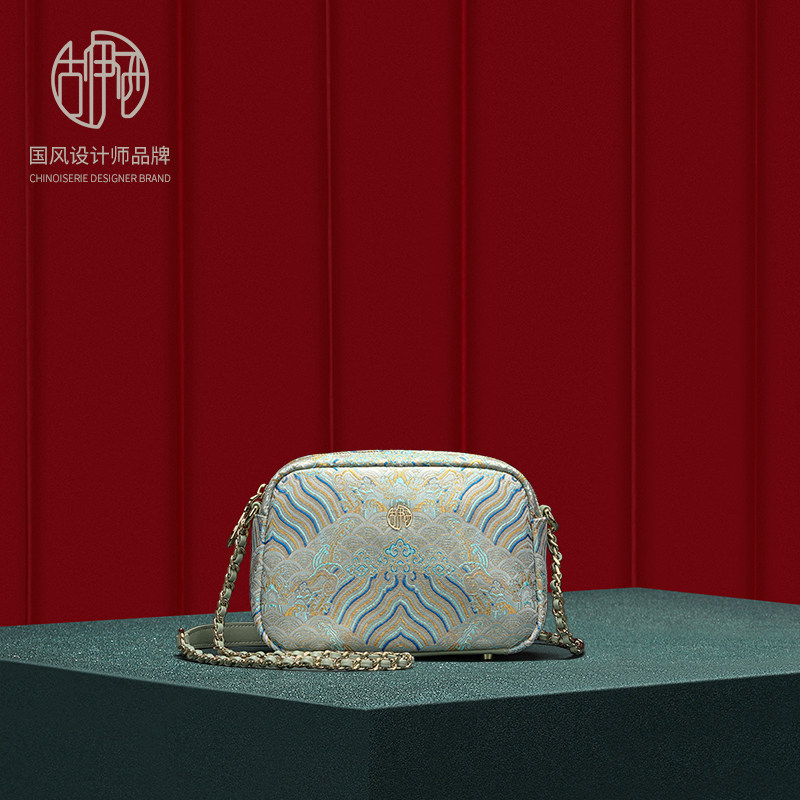 新中式高级感小方包中国风时尚百搭小众单肩包轻奢精致小包斜挎包