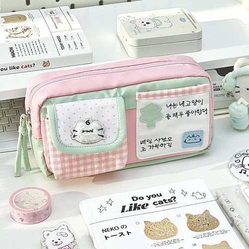 可爱魔法猫咪笔袋高颜值女生小众