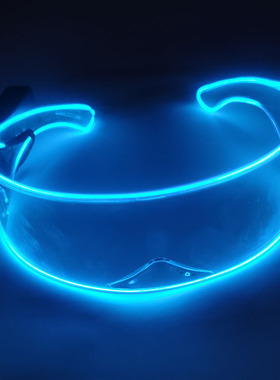 el科技感发光眼镜led蹦迪装备夜光ktv圣诞节酒吧派对气氛玩具