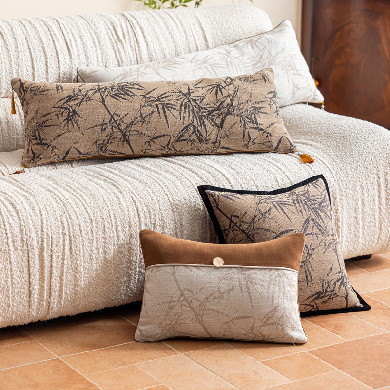 设计师款诧寂风中古风抱枕靠垫