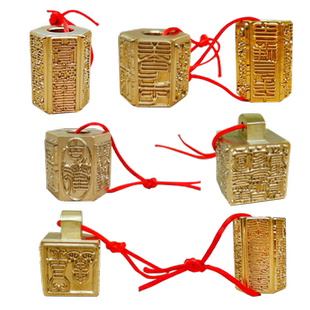 黄铜印成品闲章书画书法定制篆刻藏书章六面多面闲章图案禅语古风国画引首起首落款姓名章椭圆长方形篆书章