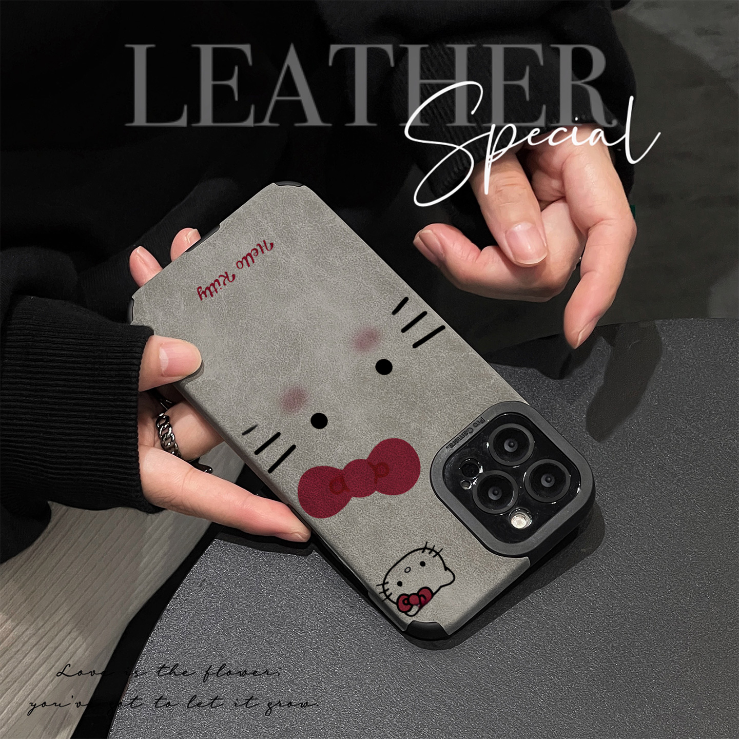 初绽适用华为荣耀Magic 8手机壳魔术magc7翻毛皮蝴蝶结小猫咪6pro高档5皮质软4小众青春时尚创意全包女保护套