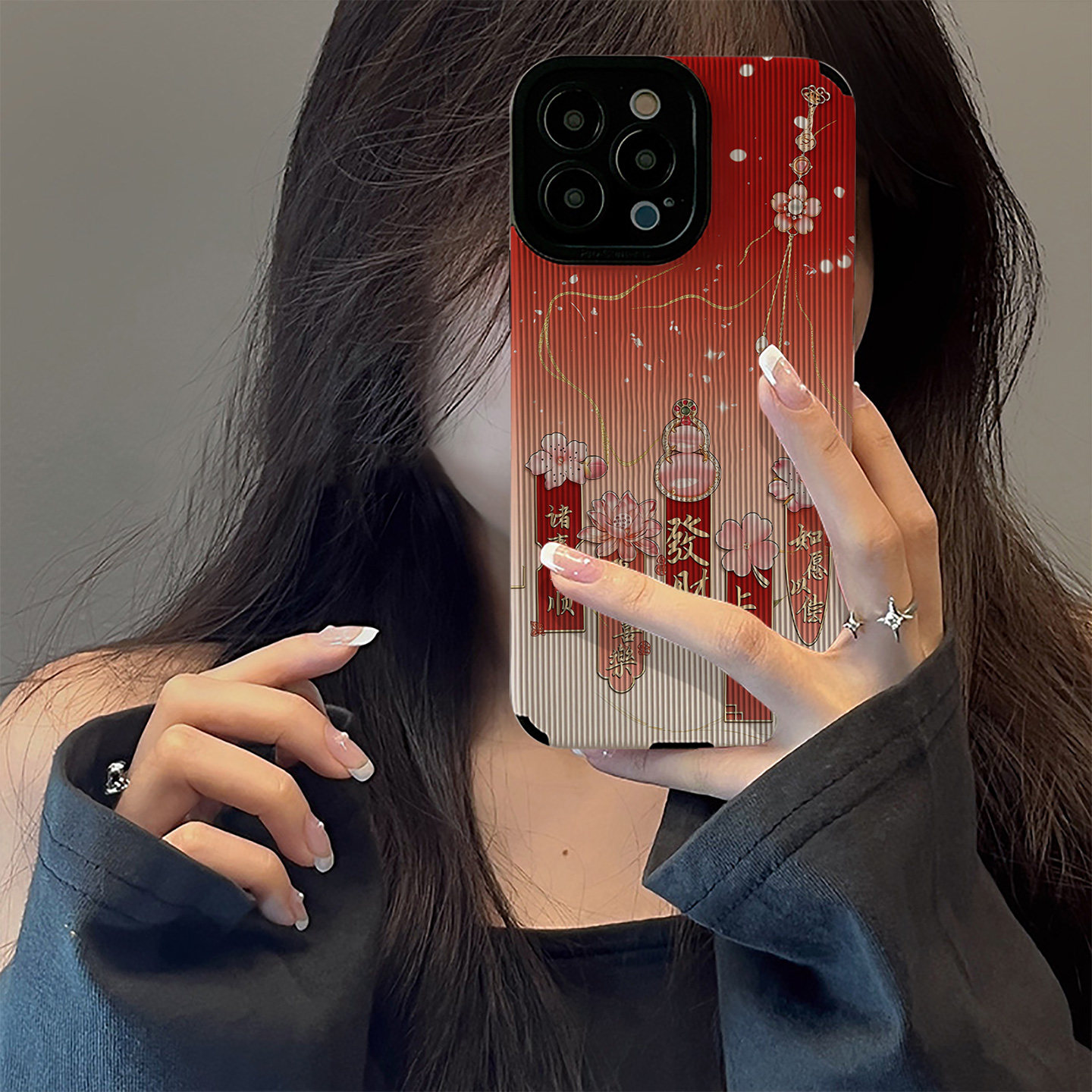 初绽适用小米17手机壳15/14/13/12/11Ultra竖条纹喜庆红色马年高档10s男17promax软皮质女全包防摔高级保护套