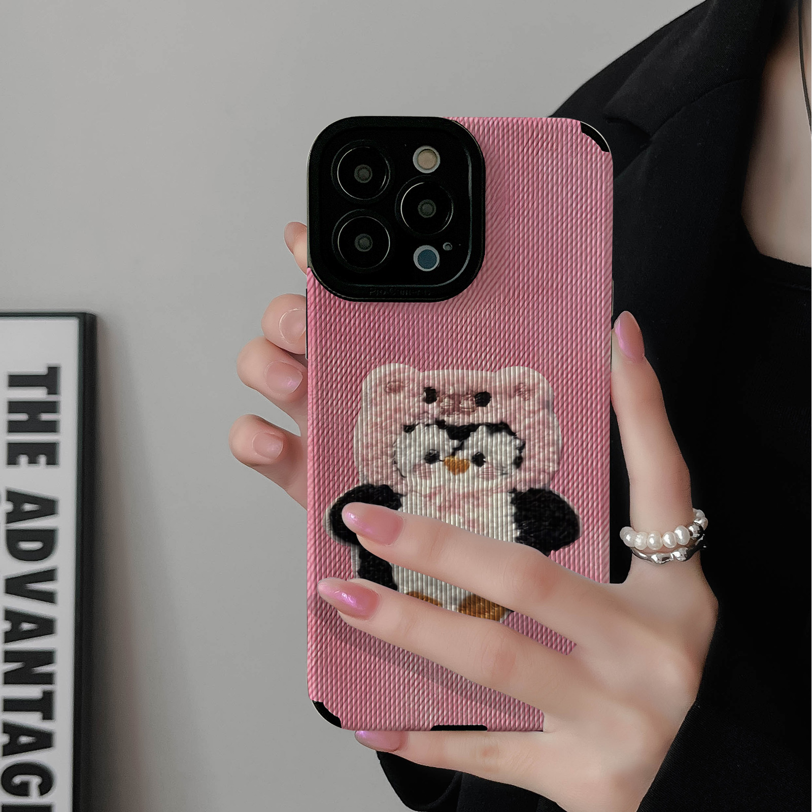 初绽适用VIVO S30 pro mini手机壳S20/S19/S18竖条纹粉色头套企鹅S17高档S16软壳S12皮质S10全包S9防摔保护套