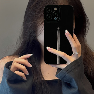 初绽适用oppo findx9手机壳findx8小众findx7竖条纹简约暗黑飞机潮高级感防摔findx9pro全包情侣保护套外壳