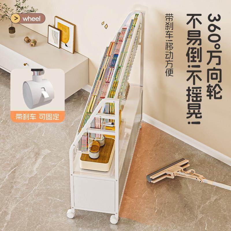 儿童书架家用绘本架一体式绘本架玩具收纳架落地式简易可移动书柜,住宅家具,书架,淘宝优惠券,粉丝福利购,淘宝优惠卷