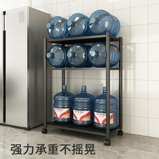 厨房置物架落地家用多功能放锅储物架微波炉烤箱锅具加厚收纳架子