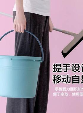 水桶脸盆学生宿舍用套装洗衣桶家用桶塑料手提桶小桶带盖子洗澡