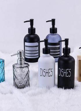 浴室柜摆件样板间卫生间洗手液按压分装空瓶样板房洗手间软装饰品