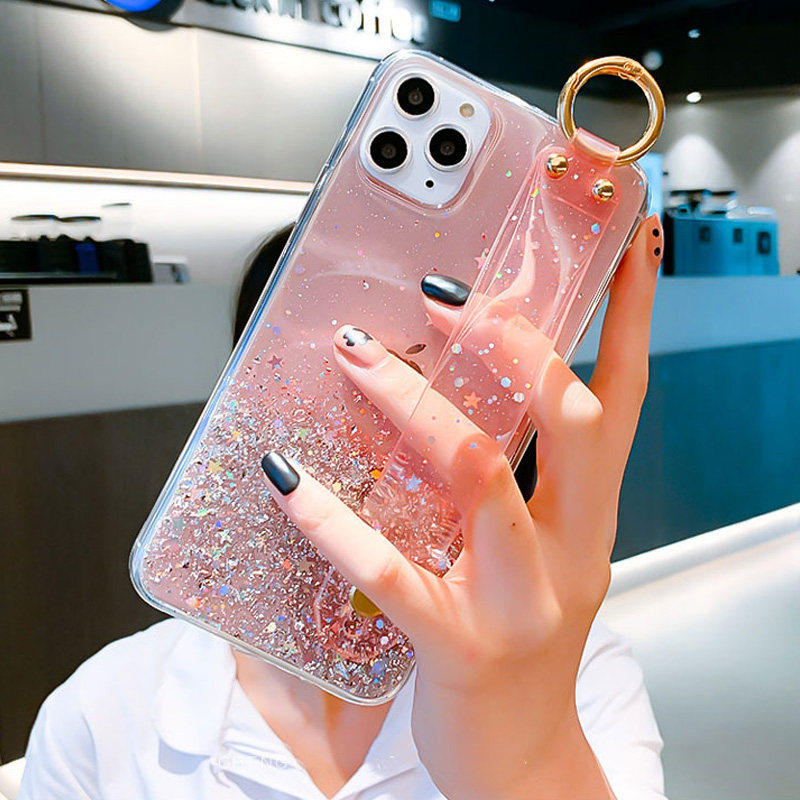 适用于三星m31手机壳新款a31网红潮牌m30腕带支架exynos 9611透明滴胶