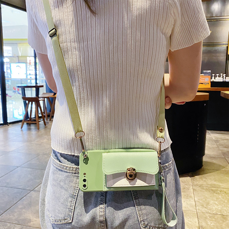 适用于华为荣耀50手机壳50se零钱包30青春lite简约原创30PRO仿皮全包防摔30S创意便携magic2斜挎BMH-AN10挂绳