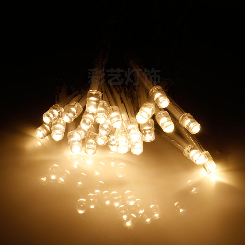 led电池灯串彩灯闪灯带安全便携4.5伏冷光源节能圣诞树装饰灯串