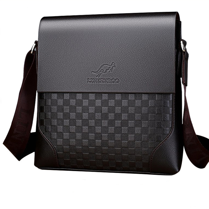 香港单肩斜挎包真皮男包