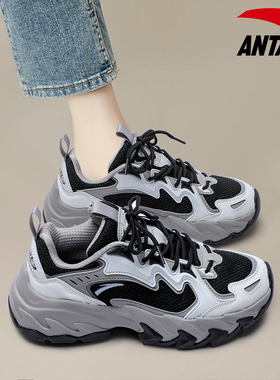 安踏磐石老爹鞋女潮流厚底2025秋冬季新款增高休闲鞋子 122448865