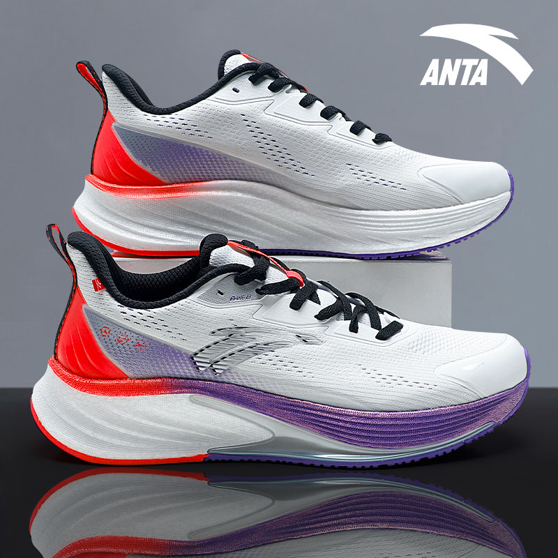 安踏火箭5代跑步鞋男防泼水科技