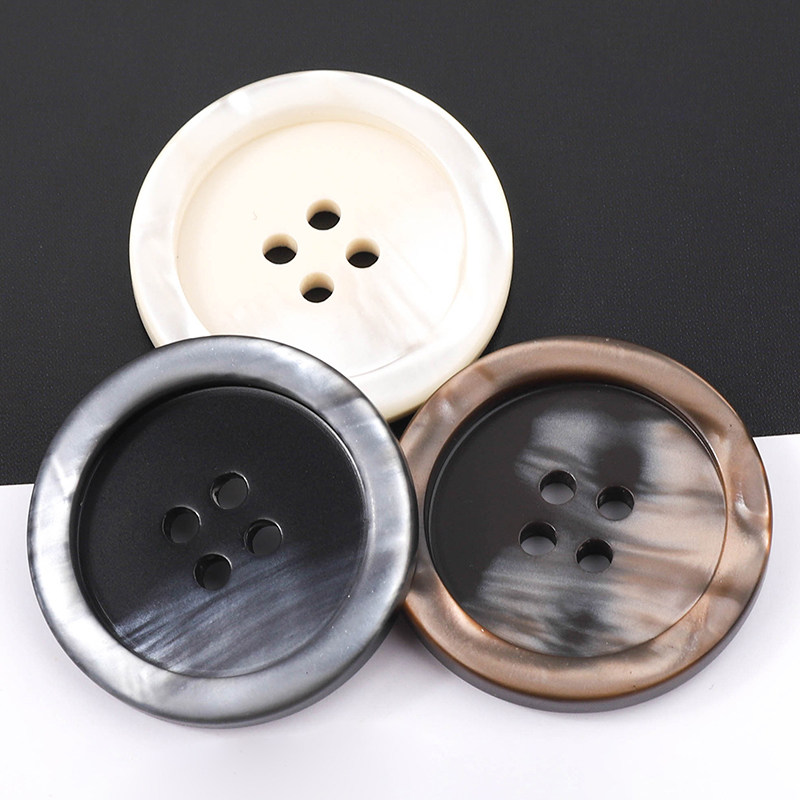 时尚纽扣四眼大衣西装扣子