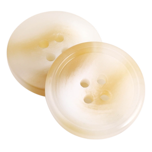 纽扣米色新款树脂钮扣大衣外套夏装男女毛呢高档圆形百搭四眼扣子