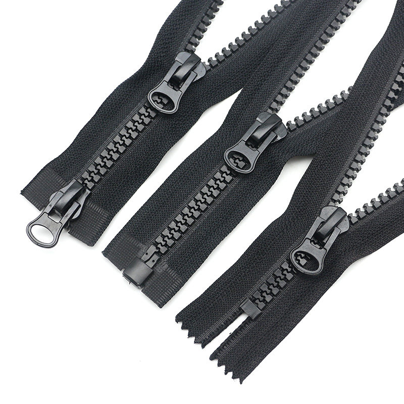 拉链黑色单开双开闭口帐篷粗齿