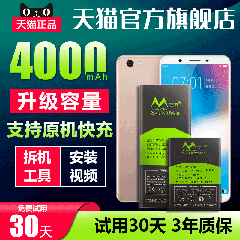 天猫官方正品 全新0循环 持久续航 超越原装