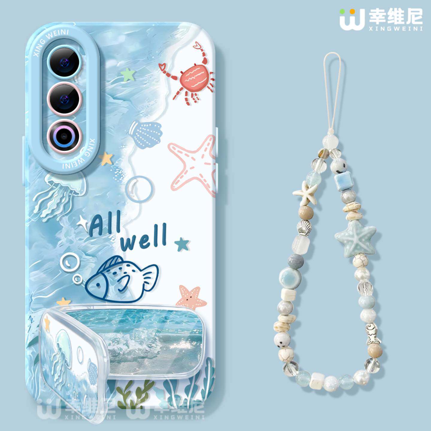 适用魅族21手机壳女款魅族21pro保护套软硅胶21Note全包防摔海洋世界20新款MEIZU网红卡通魅族note16Pro外壳