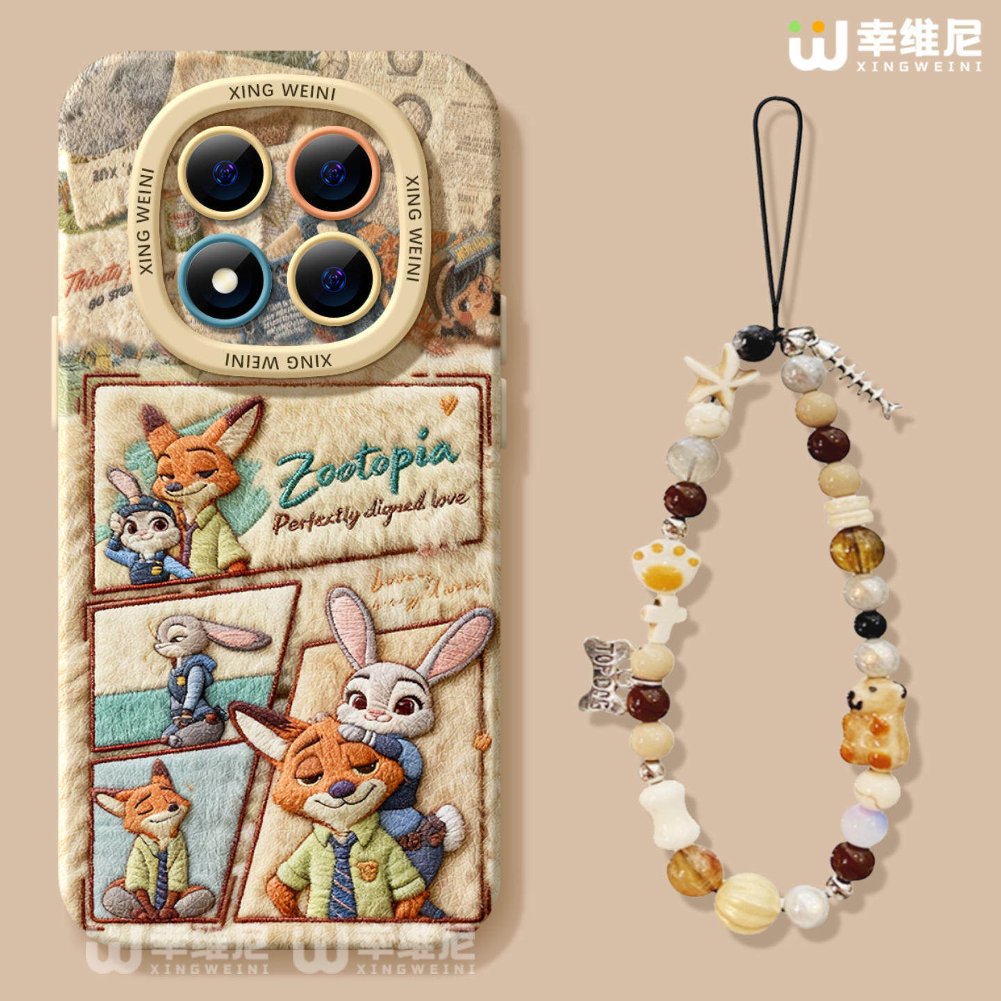 适用红米note15pro手机壳note14疯狂动物城小米note13硅胶Turbo4狐狸112pro全包note10软11尼克朱迪12turbo外