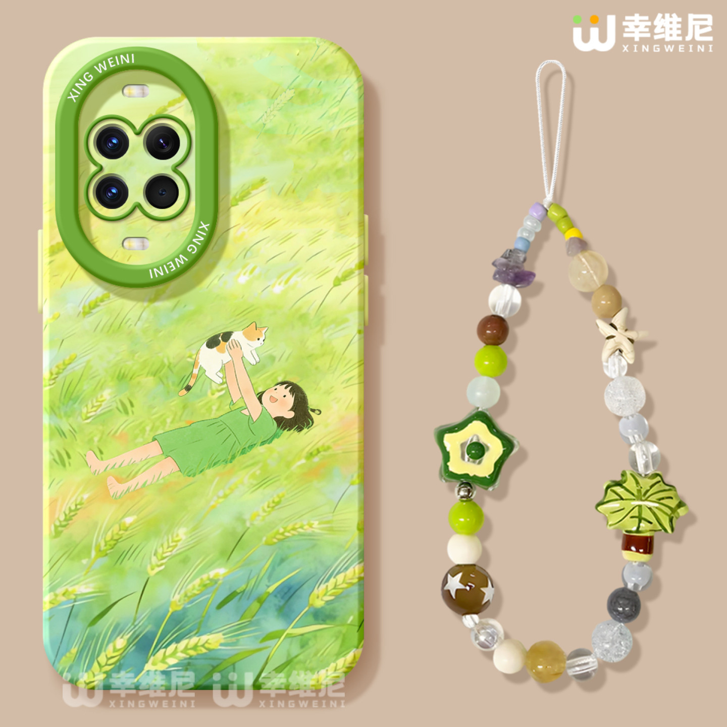 适用华为nova15pro手机壳高级nova13pro保护套novo12全包11硅胶9/8/7新款10se活力版ultra麦田女孩hi软nova14