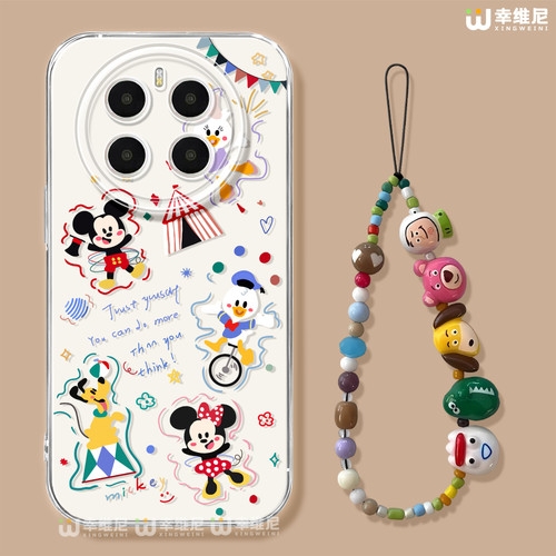 适用荣耀magic8手机壳女款magic5保护套新款magic6至臻版全包透明硅胶5por卡通家族magic7保时捷软magic6pro